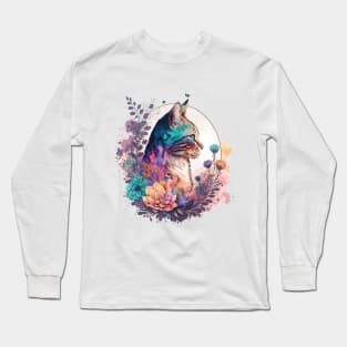 Get the Purrfect Look with Our Cat Long Sleeve T-Shirt